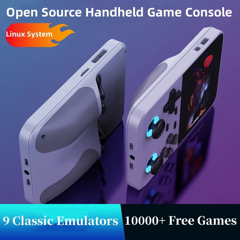 D007 Plus / X6 – Console Portátil Retro com Tela IPS de 3.5", Mais de 10.000 Jogos e Dois Joysticks
