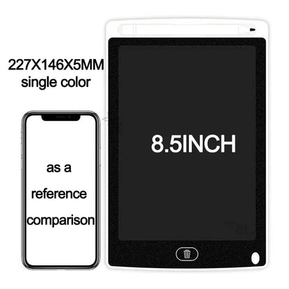 Tablet de Escrita LCD 4.4"/8.5" - Quadro de Desenho Infantil e Brinquedo Educativo  Estimule a criatividade e o aprendizado das crianças com o Tablet de Escrita LCD 4.4" ou 8.5"