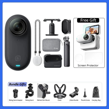 Insta360 GO 3S – Nova Geração da Mini Câmera de Ação 4K para Vlog, Esportes e Vídeos Hands-Free