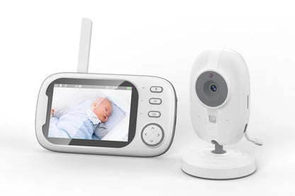 Monitor de Bebê Sem Fio 3.5" Cdycam | Visão Noturna, Áudio Bidirecional, Monitoramento de Temperatura | Segurança e Conforto para Seu Bebê