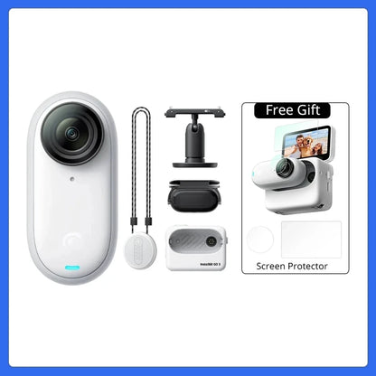 Insta360 GO 3S – Nova Geração da Mini Câmera de Ação 4K para Vlog, Esportes e Vídeos Hands-Free