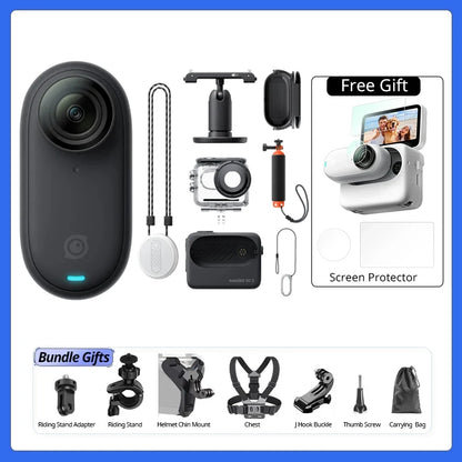 Insta360 GO 3S – Nova Geração da Mini Câmera de Ação 4K para Vlog, Esportes e Vídeos Hands-Free