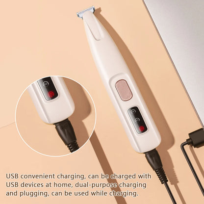 Aparador de Unhas para Cães e Gatos com Luz LED – Cortador de Unhas Recarregável e Sem Fio para Pets, Ferramenta de Cuidados e Higiene