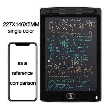 Tablet de Escrita LCD 4.4"/8.5" - Quadro de Desenho Infantil e Brinquedo Educativo  Estimule a criatividade e o aprendizado das crianças com o Tablet de Escrita LCD 4.4" ou 8.5"