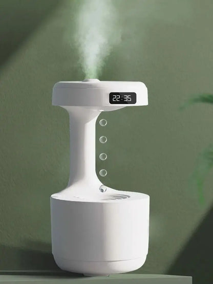 UMIDIFICADOR ULTRASSONICO DE NEVOA ANTIGRAVIDADE COM GOTAS DE AGUA