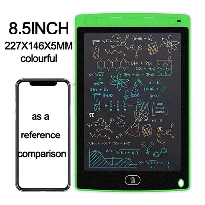 Tablet de Escrita LCD 4.4"/8.5" - Quadro de Desenho Infantil e Brinquedo Educativo  Estimule a criatividade e o aprendizado das crianças com o Tablet de Escrita LCD 4.4" ou 8.5"