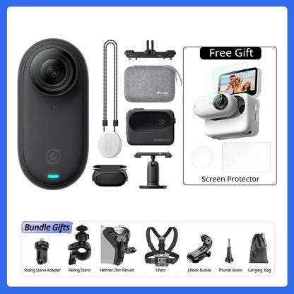 Insta360 GO 3S – Nova Geração da Mini Câmera de Ação 4K para Vlog, Esportes e Vídeos Hands-Free