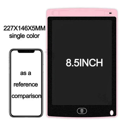 Tablet de Escrita LCD 4.4"/8.5" - Quadro de Desenho Infantil e Brinquedo Educativo  Estimule a criatividade e o aprendizado das crianças com o Tablet de Escrita LCD 4.4" ou 8.5"