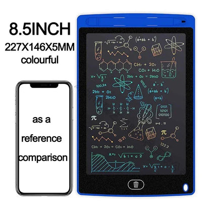 Tablet de Escrita LCD 4.4"/8.5" - Quadro de Desenho Infantil e Brinquedo Educativo  Estimule a criatividade e o aprendizado das crianças com o Tablet de Escrita LCD 4.4" ou 8.5"