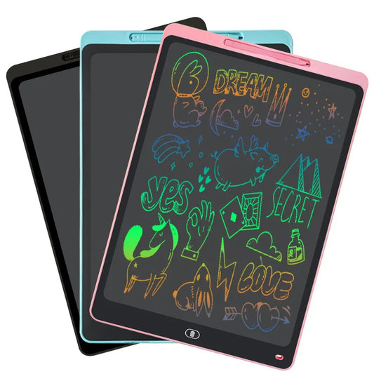 Tablet de Escrita LCD 4.4"/8.5" - Quadro de Desenho Infantil e Brinquedo Educativo  Estimule a criatividade e o aprendizado das crianças com o Tablet de Escrita LCD 4.4" ou 8.5"