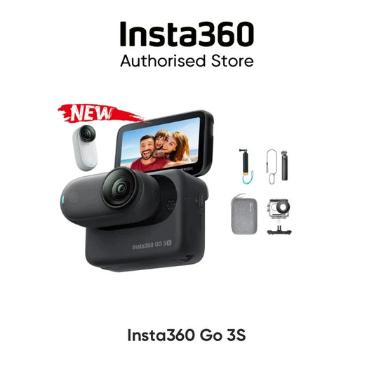 Insta360 GO 3S – Nova Geração da Mini Câmera de Ação 4K para Vlog, Esportes e Vídeos Hands-Free