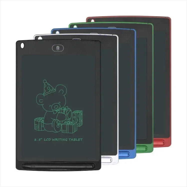 Tablet de Escrita LCD 4.4"/8.5" - Quadro de Desenho Infantil e Brinquedo Educativo  Estimule a criatividade e o aprendizado das crianças com o Tablet de Escrita LCD 4.4" ou 8.5"