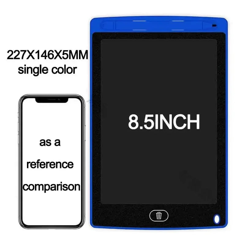 Tablet de Escrita LCD 4.4"/8.5" - Quadro de Desenho Infantil e Brinquedo Educativo  Estimule a criatividade e o aprendizado das crianças com o Tablet de Escrita LCD 4.4" ou 8.5"