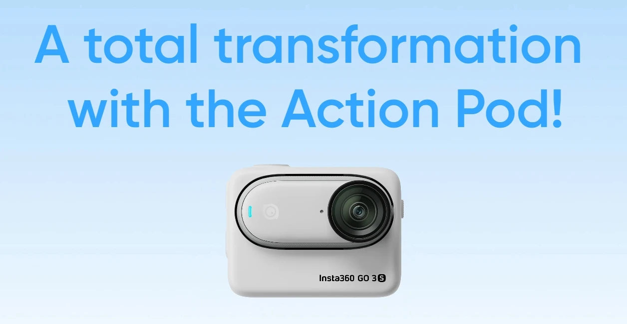Insta360 GO 3S – Nova Geração da Mini Câmera de Ação 4K para Vlog, Esportes e Vídeos Hands-Free